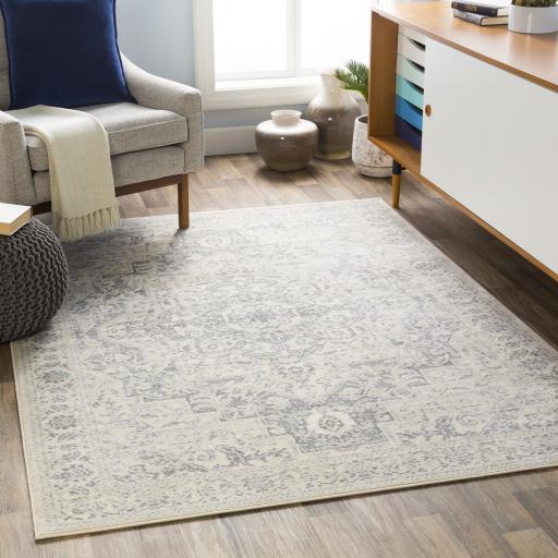 Surya Monaco MOC-2315 Gray Ivory 2' x 2'11" Rug