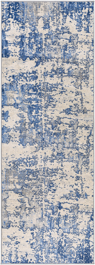 Surya Monaco MOC-2334 Blue Cream 2' x 2'11" Rug