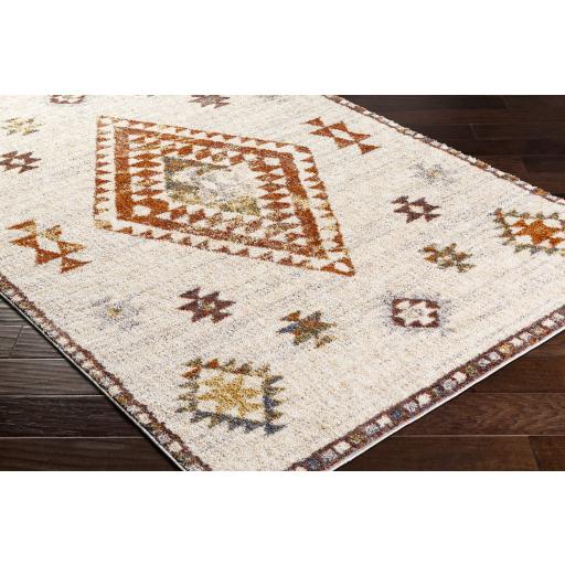 Surya Monet MMO-2300 Cream Dark Blue 2' x 2'11" Rug