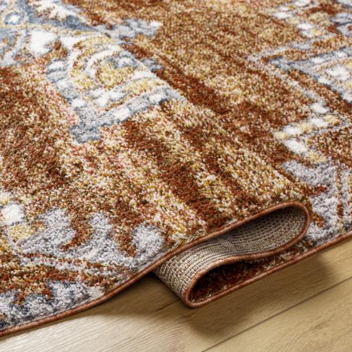 Surya Monet MMO-2302 Burnt Orange Cream 5'3" x 7' Rug