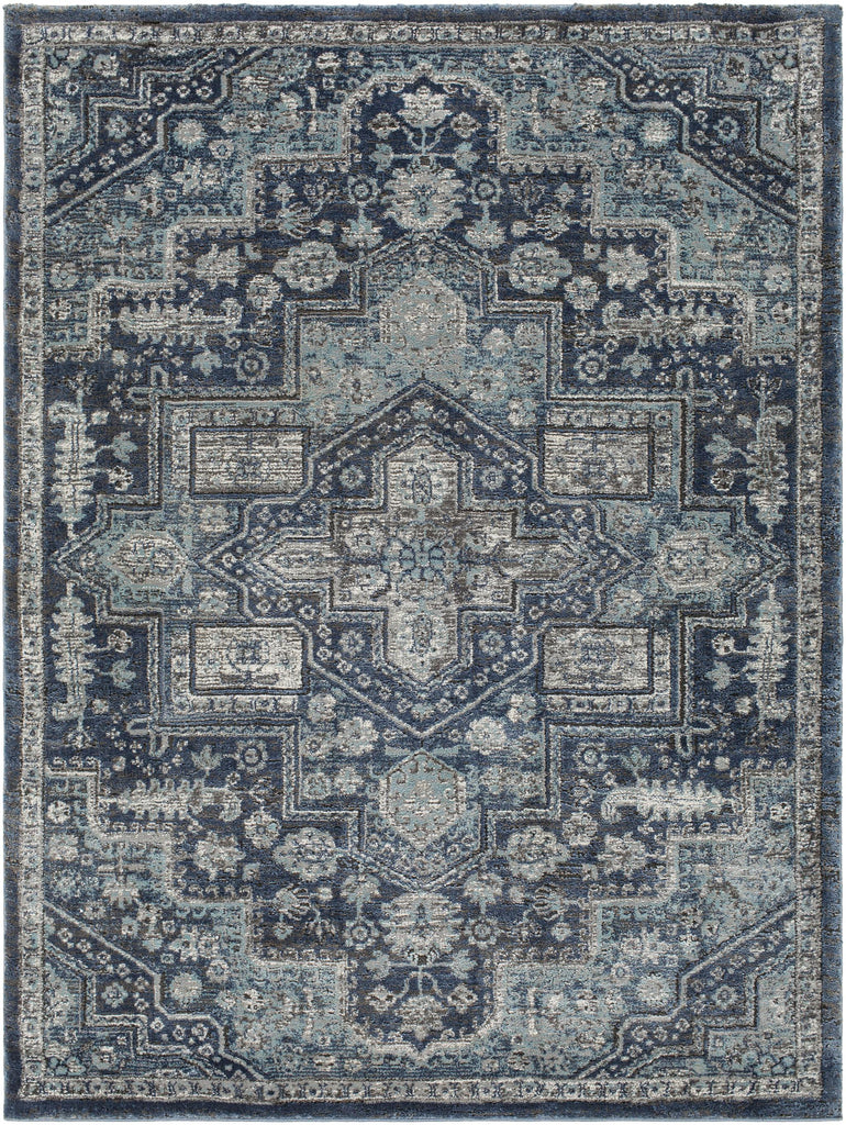 Surya Montana MTN-2302 Charcoal Cream 5'3" x 7' Rug