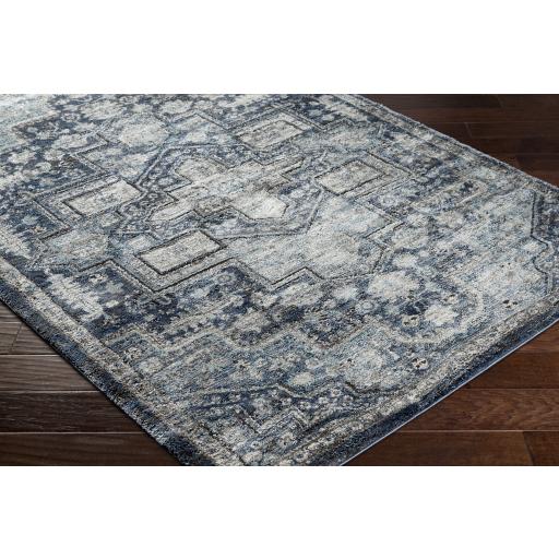 Surya Montana MTN-2302 Charcoal Cream 6'7" x 9' Rug