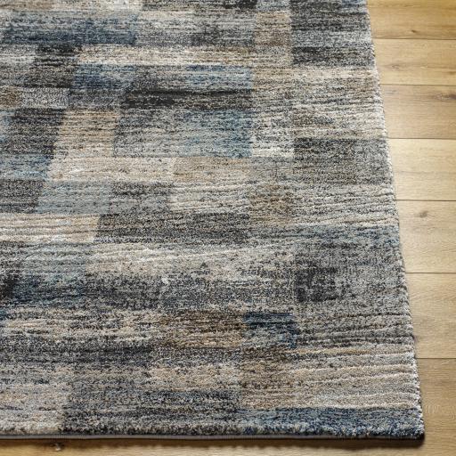 Surya Montana MTN-2310 Black Dark Blue 6'7" x 9' Rug