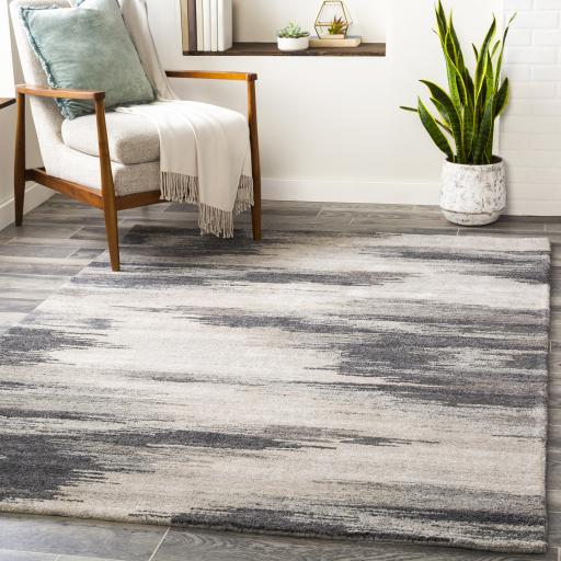 Surya Montclair MTC-2308 Charcoal Dusty Sage 2' x 3' Rug