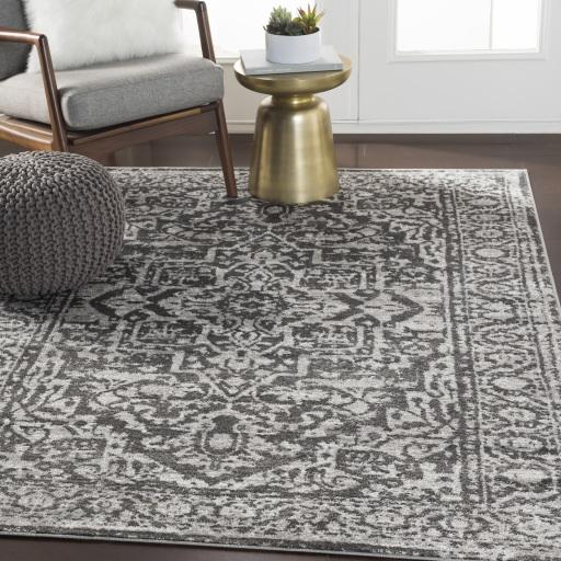 Surya Monte Carlo MNC-2300 Charcoal Light Gray 2'7" x 7'3" Rug