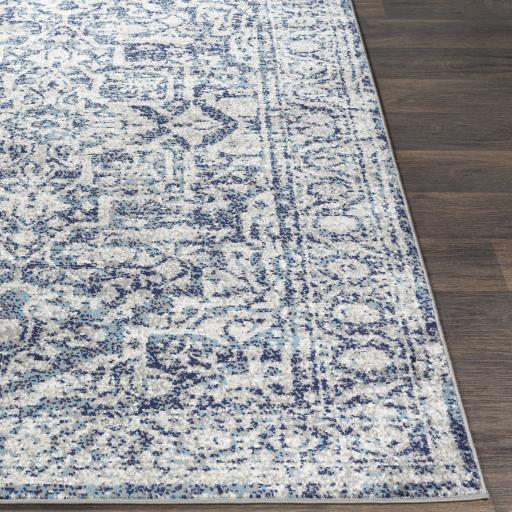 Surya Monte Carlo MNC-2301 Blue Charcoal 2'7" x 7'3" Rug