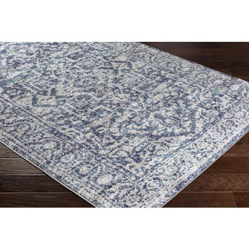 Surya Monte Carlo MNC-2301 Blue Charcoal 2'7" x 7'3" Rug