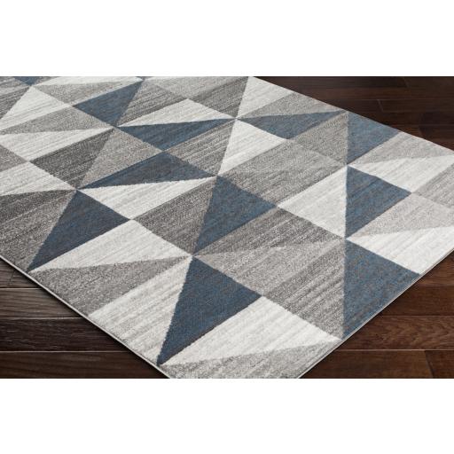 Surya Monte Carlo MNC-2307 Blue Charcoal 2'7" x 7'3" Rug