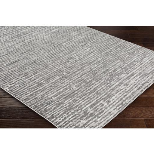 Surya Monte Carlo MNC-2308 Charcoal Light Gray 2'7" x 7'3" Rug