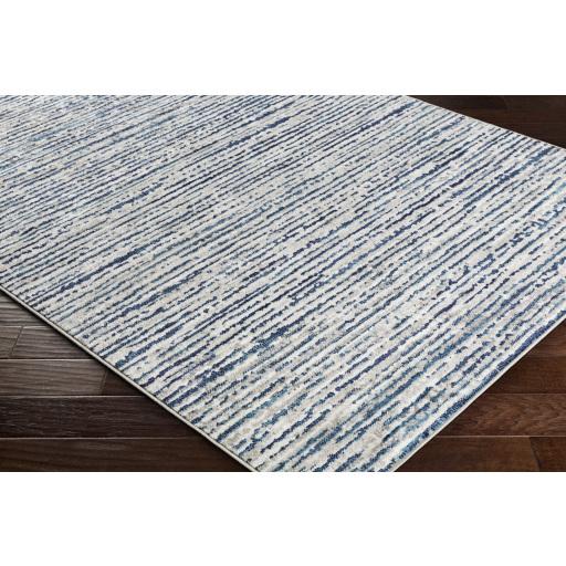 Surya Monte Carlo MNC-2309 Blue Charcoal 2'7" x 7'3" Rug