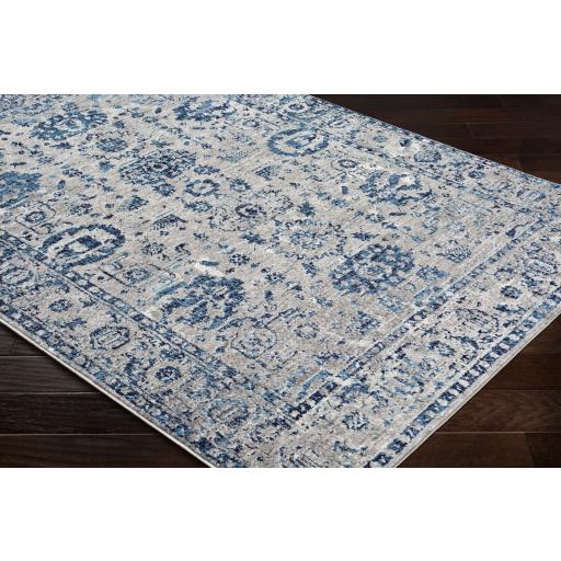 Surya Monte Carlo MNC-2310 Blue Light Gray 2'7" x 7'3" Rug