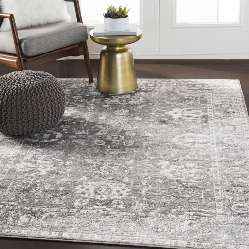 Surya Monte Carlo MNC-2311 Charcoal Light Gray 2'7" x 7'3" Rug