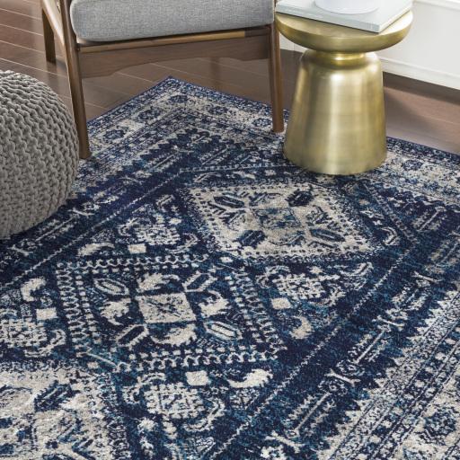 Surya Monte Carlo MNC-2315 Blue Light Gray 5'3" x 7'3" Rug