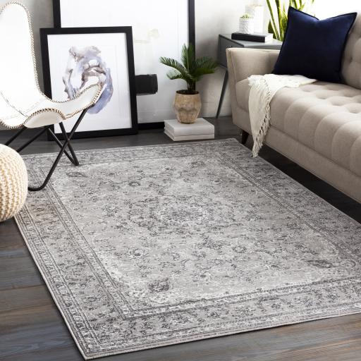 Surya Monte Carlo MNC-2321 Charcoal Light Gray 7'10" x 10'2" Rug