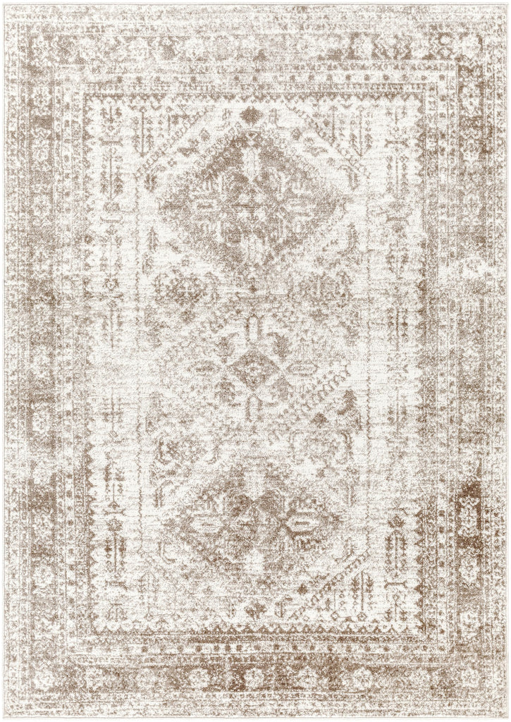 Surya Monte Carlo MNC-2341 Cream Dark Brown 2'7" x 7'3" Rug