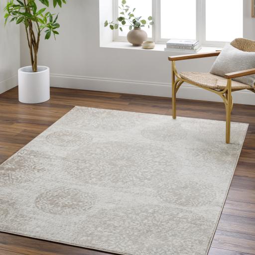 Surya Monte Carlo MNC-2344 Ivory Light Brown 7'10" x 10'2" Rug