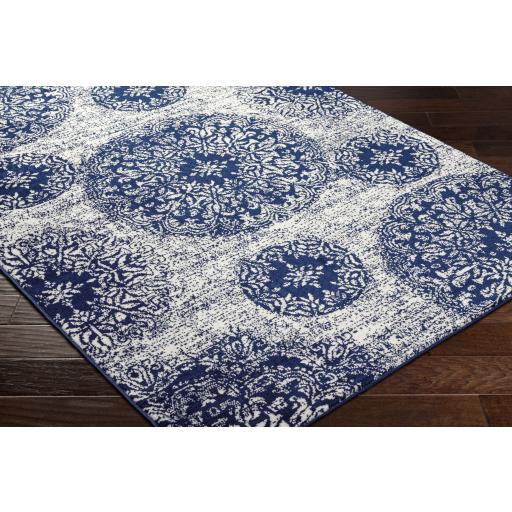 Surya Monte Carlo MNC-2345 Dark Blue Pale Blue 5'3" x 7'3" Rug