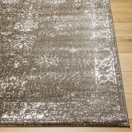 Surya Monte Carlo MNC-2347 Charcoal Dark Brown 5'3" x 7'3" Rug