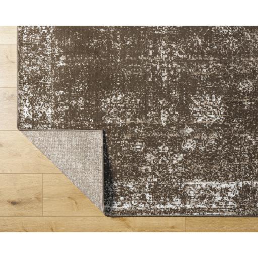 Surya Monte Carlo MNC-2347 Charcoal Dark Brown 5'3" x 7'3" Rug