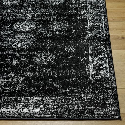 Surya Monte Carlo MNC-2349 Black Cream 6'11" x 9' Rug