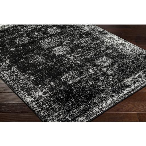 Surya Monte Carlo MNC-2349 Black Cream 6'11" x 9' Rug