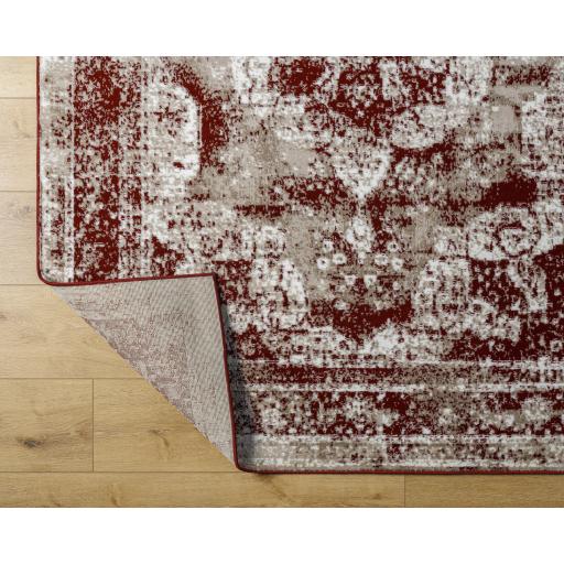 Surya Monte Carlo MNC-2352 Brick Red Dark Brown 5'3" x 7'3" Rug