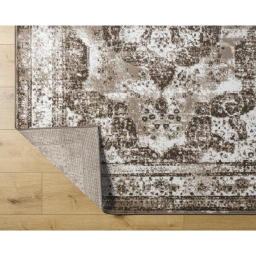 Surya Monte Carlo MNC-2353 Charcoal Dark Brown 5'3" x 7'3" Rug