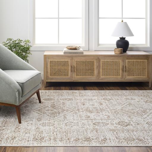 Surya Montreal MTR-2300 Cream Gray 2'6" x 10' Rug