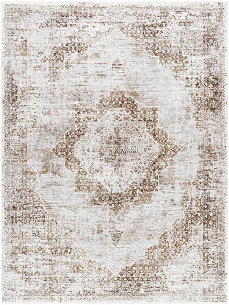 Surya Montreal MTR-2306 Cream Dark Brown 2'6" x 10' Rug