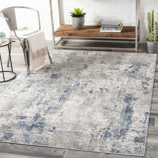 Surya Mood MDD-2304 Blue Charcoal 5'3" x 7' Rug