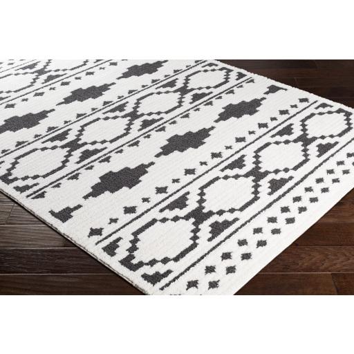 Surya Moroccan Shag MCS-2305 Black Charcoal 2' x 2'11" Rug