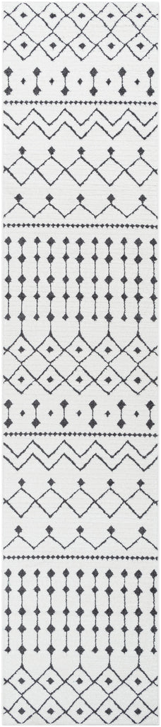 Surya Moroccan Shag MCS-2309 Black Charcoal 2' x 2'11" Rug