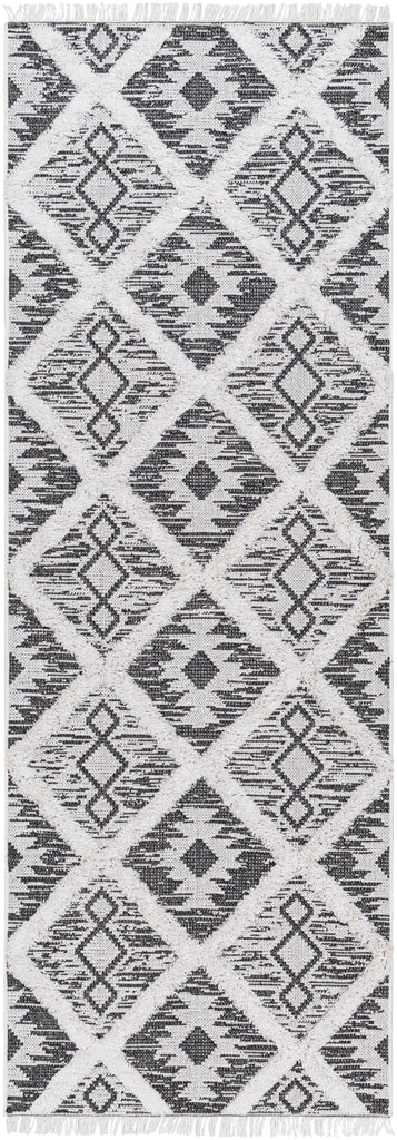 Surya Morocotton MCT-2301 Black White 2'1" x 3'9" Rug