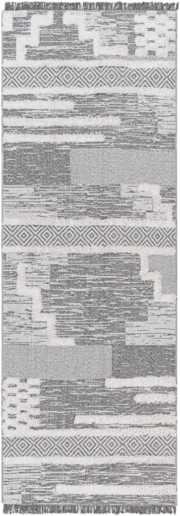 Surya Morocotton MCT-2305 Black Medium Gray 2'1" x 3'9" Rug