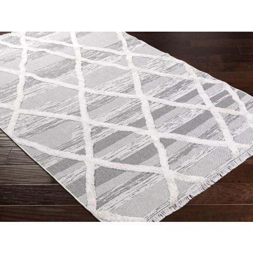 Surya Morocotton MCT-2306 Black Medium Gray 2'1" x 3'9" Rug