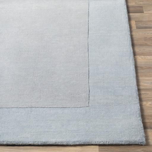 Surya Mystique M-305 Ice Blue Medium Gray 2'6" x 8' Rug