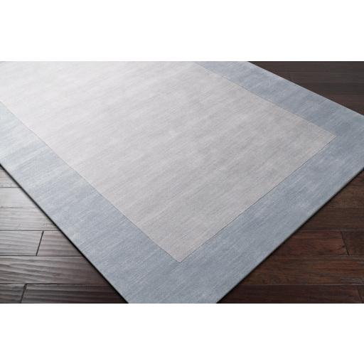 Surya Mystique M-305 Ice Blue Medium Gray 2'6" x 8' Rug