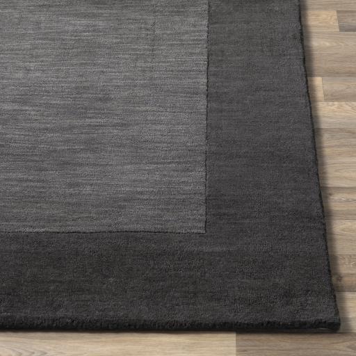 Surya Mystique M-347 Black Charcoal 8' Square Rug