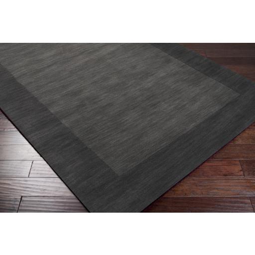 Surya Mystique M-347 Black Charcoal 8' Square Rug