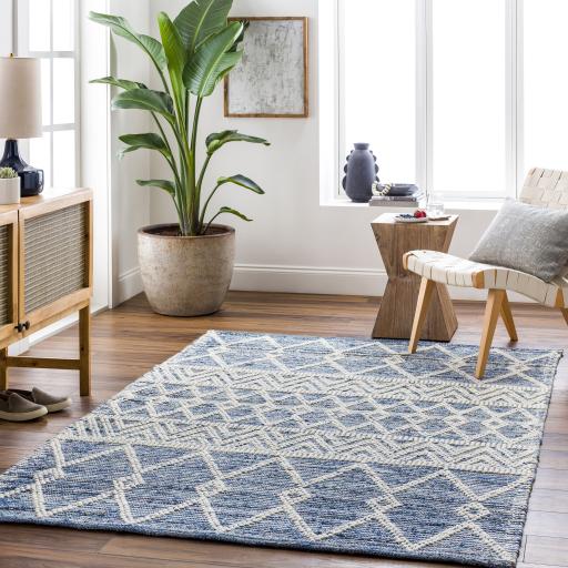 Surya Nadine NDD-2301 Dark Blue Ivory 2'3" x 3'9" Rug