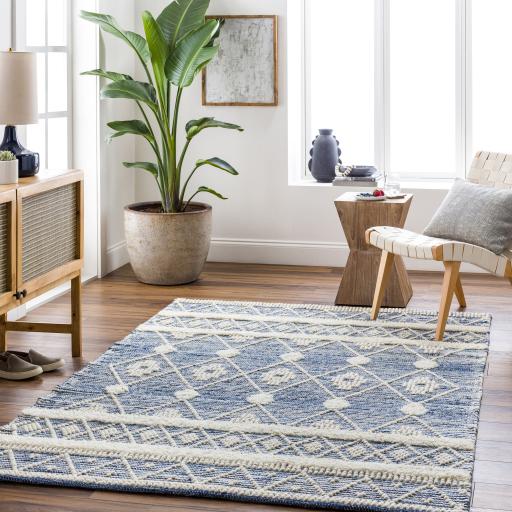 Surya Nadine NDD-2302 Blue Ivory 2'3" x 3'9" Rug