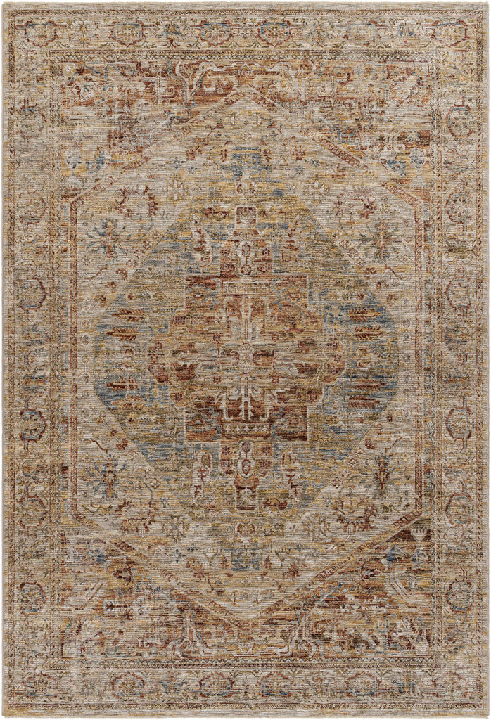 Surya Naila IAL-2300 Brick Red Light Sage 10' x 13'11" Rug