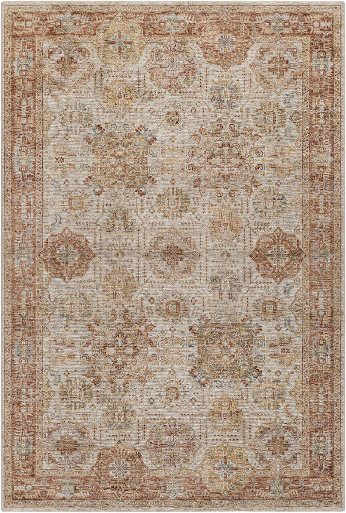 Surya Naila IAL-2305 Brick Red Light Sage 10' x 14' Rug