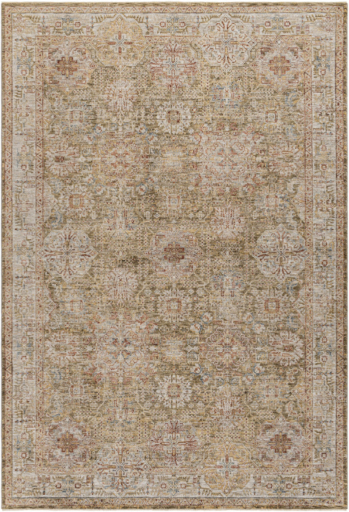 Surya Naila IAL-2306 Brick Red Light Sage 10' x 13'11" Rug