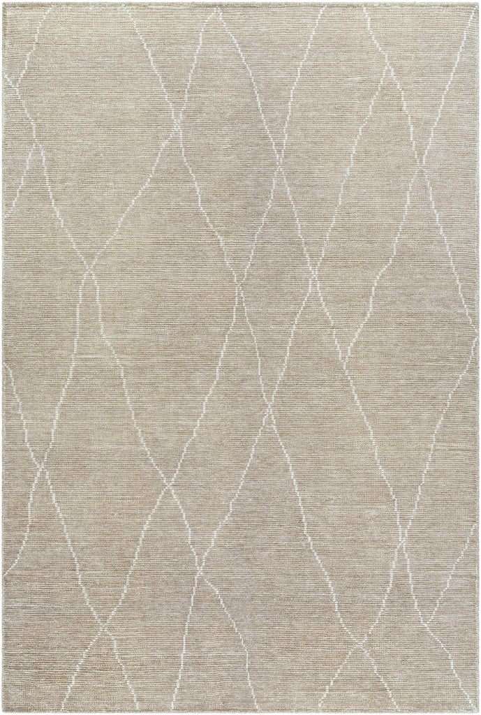 Surya Nalan NYL-2300 Ivory Medium Gray 6' x 9' Rug