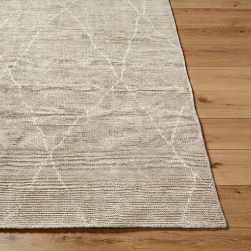 Surya Nalan NYL-2300 Ivory Medium Gray 6' x 9' Rug