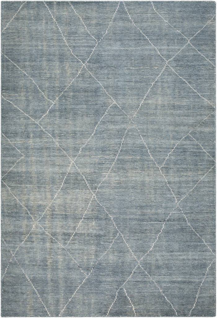 Surya Nalan NYL-2302 Medium Gray White 6' x 9' Rug