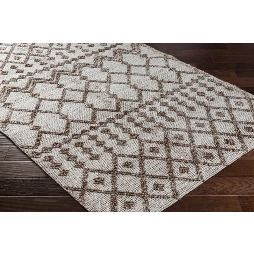 Surya Napoli NPO-2300 Brown Off-White 2'6" x 8' Rug