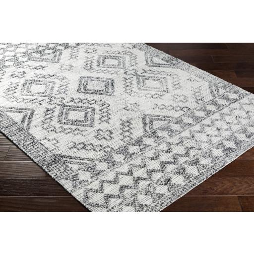 Surya Napoli NPO-2305 Black Light Gray 2' x 3' Rug