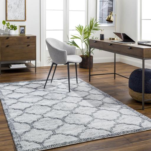 Surya Napoli NPO-2307 Black Ivory 2' x 3' Rug